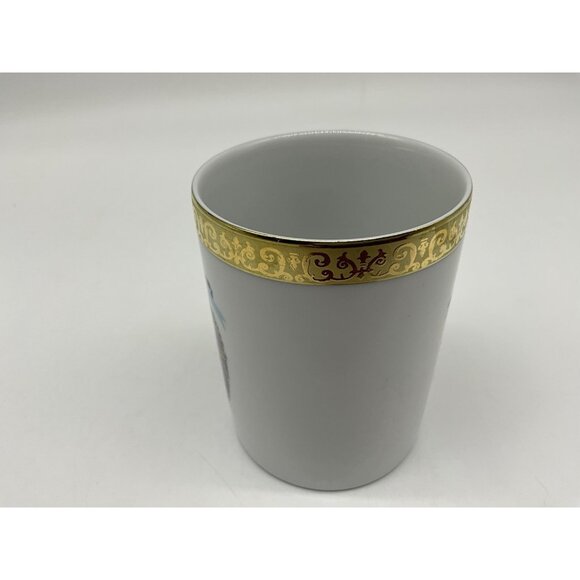 Gold Buffet Royal Gallery Purple Faberge Egg Dessert Plate and Coffee Cup Vintag - Picture 15 of 16